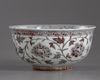 A Chinese copper-red decorated bowl