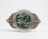 A famille verte biscuit censer-shaped brush washer, xi