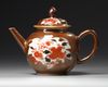 A Chinese 'Batavia ware' teapot and cover