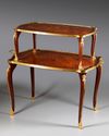 A TEA TABLE, LOUIS XV STYLE, 19TH CENTURY