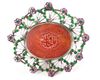A MUGHAL GEM-SET CARNELIAN SILVER-MOUNTED PENDANT, INDIA ,19TH CENTURY