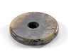 TWO CHINESE BI-DISKS AND A BRUSH WASHER, HAN DYNASTY AND LATER