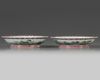 A pair of Chinese famille rose jardinieres and stands