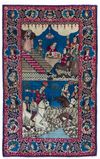 A KASHAN PICTURAL RUG, CA. 1920