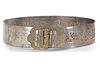 AN OTTOMAN SILVER BELT, 19TH CENTURY