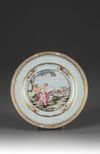 A Famille Rose plate