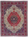 A TEHRAN CARPET WITH SILK, CIRCA 1910