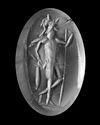 A CARNELIAN INTAGLIO SHOWING MARS OR ARES, 2ND-3RD CENTURY AD