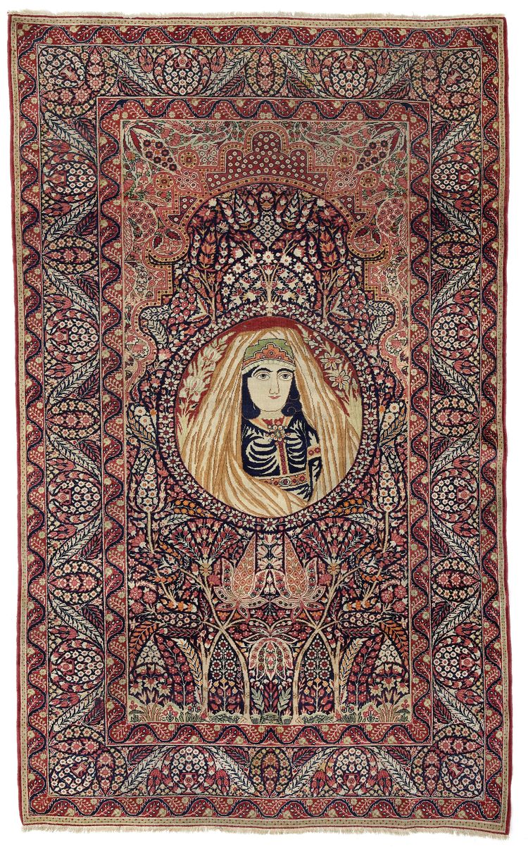 A KIRMAN RAWER, 18TH CENTURY