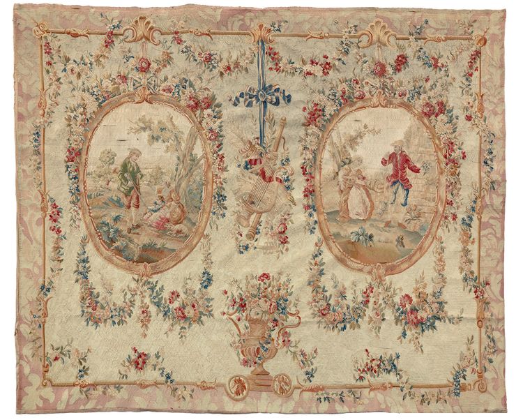 AUBUSSON TAPESTRY, ROYAL MANUFACTORY, FRANCE, MID-18TH CENTURY
