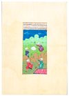 THREE PERSIAN QAJAR MINIATURE MANUSCRIPT LEAVES, 19TH CENTURY