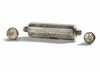 A GILDED SILVER INDO-PERSIAN PERFUME HOLDER, 19TH CENTURY
