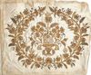 TWO OTTOMAN SILK PILLOW CASES EMBROIDERED WITH GILT AND SILVER WIRES, LATE 19TH CENTURY