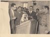 A SET OF CARDBOARD PHOTOS BELONGING TO SHEIKH SALEM BIN MAHFOUZ (FOUNDER OF THE NATIONAL COMMERCIAL BANK IN SAUDI ARABIA) WITH ONE OF THE AL-KAAKI'S FAMILY AND THEIR COMPANIONS DURING THEIR VISIT TO THE ARAB REPUBLIC OF EGYPT IN THE MID-1950s