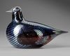OIVA TOIKKA FOR ITTALA, A GLASS BIRD SCULPTURE, FINLAND, CIRCA 1995