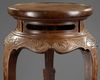 A CHINESE HUANGHUALI CIRCULAR INCENSE STAND, XIANGJI, 17TH CENTURY