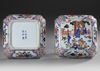A CHINESE FAMILLE VERTE BOX AND COVER, QING DYNASTY (1644–1911)