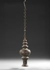 AN INDIAN TEMPLE BRONZE OIL LAMP,  DECCAN OR SOUTH INDIA, 16TH/17TH CENTURY