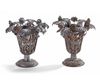 AN OTTOMAN SILVER FILIGREE VASES, 19TH CENTURY