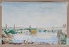 VIEWS OF THE GOLDEN TEMPLE AT AMRITSAR EUROPEAN SCHOOL, 19TH CENTURY
