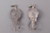 A pair of silver Berber fibulae - Tizerzai -