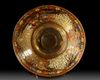 A MOSQUE LAMP WITH SIX HANDELS, MAMLUK STYLE, 19TH CENTURY