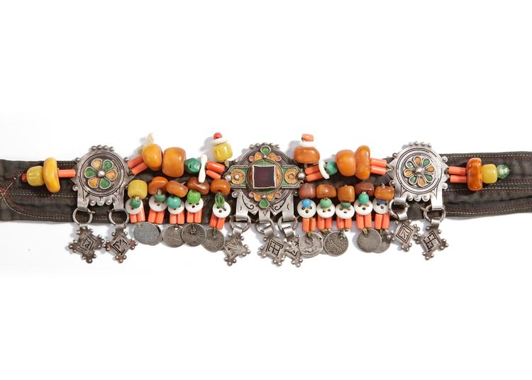 A SILVER BELT, SOUTH MOROCCO, 20TH CENTURY