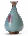 A CHINESE PURPLE-SPLASHED JUNYAO YUHUCHUN VASE, SONG DYNASTY (960-1279)