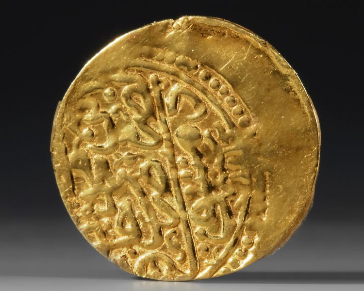 OTTOMAN, AHMED I (1603-1617), GOLD SULTANI, DAMASCUS MINT AND DATED 1012 AH/1603 AD