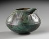A WESTERN ASIATIC BRONZE SPOUTED VESSEL, CIRCA 8TH-7TH CENTURY B.C.