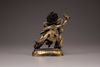 A Tibetan gilt bronze figure of Hayagriva