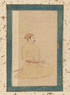 A MUGHAL MINIATURE OF AMAR SINGH RATHORE, 18TH CENTURY
