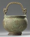 An Islamic bronze Seljuq bucket