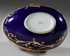 AN EGG SHAPED LIMOGES PORCELAIN JEWELRY BOX, SIGNED, LATE 19TH CENTURY