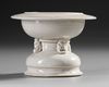 A CHINESE WHITE-GLAZED ALTAR STAND OR INCENSE HOLDER,SONG DYNASTY (960-1279)