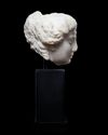 A HEAD OF APOLLO, MARBLE, GREEK, EARLY 4TH CENTURY BC