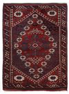 A SEMI-ANTIQUE ANATOLIAN BERGAMA RUG WITH MONUMENTAL DIAMOND COMPOSITION