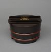 TWO JAPANESE LACQUERED RICE CONTAINERS, MEIJI PERIOD (1868-1912)