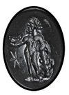 A ROMAN CHALCEDONY INTAGLIO OF STANDING HERCULES, CIRCA 2ND-3RD CENTURY A.D.