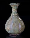 A QAJAR POTTERY VASE, 19TH CENTURY