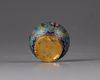 A small Chinese cloisonne enamel water pot