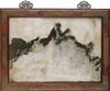 A CHINESE MARBLE DREAMSTONE WALL SCREEN, 20TH CENTURY