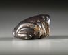 AN OLD BABYLONIAN HEMATITE FROG AMULET, CIRCA 19TH-16TH CENTURY B.C.