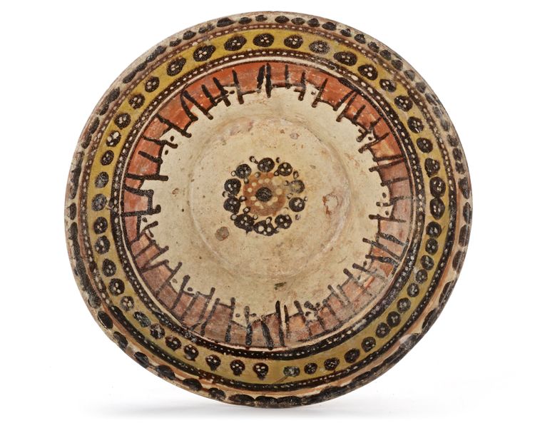 A NISHAPUR POTTERY BOWL, PERSIA, 10TH CENTURY