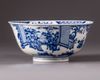 A Chinese blue and white bowl