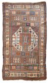 A CAUCASIAN KAZAK RUG, LATE 19TH CENTURY
