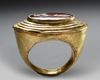 A GREEK GOLD AND CARNELIAN FINGER RING WITH CUPID, HELLENISTIC PERIOD, CIRCA 2ND-1ST CENTURY B.C.