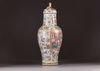 A Cantonese vase with cover