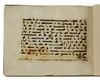 A BOUND GROUP OF TWENTY-NINE LEAVES FROM SEVEN SURAHS OF A DISPERSED MANUSCRIPT OF THE QURAN WRITTEN IN KUFIC SCRIPT ON VELLUM, NEAR EAST OR NORTH-AFRICA, 9TH CENTURY