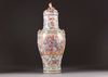 A Cantonese vase with cover
